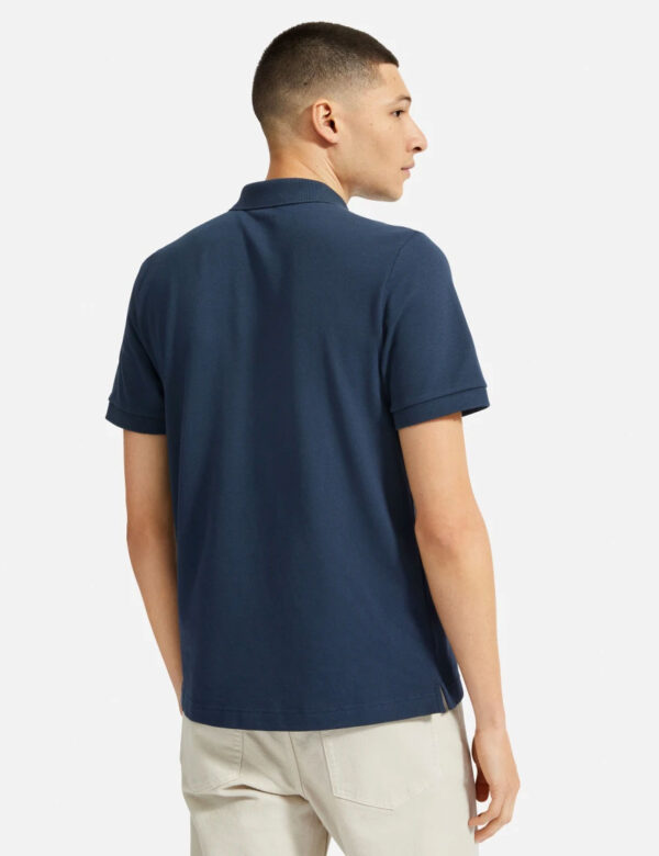 Men’s Solid Polo Neck 100% Cotton Blue - Image 3